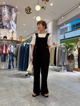 「CIAOPANIC TYPY（チャオパニックティピー）のアイテム（バッグ）」を使った、てらさんさん（レディース・158cm）の夏コーディネート