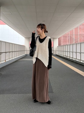 「CIAOPANIC TYPY（チャオパニックティピー）のアイテム」を使った、てらさんさん（レディース・158cm）の秋コーディネート