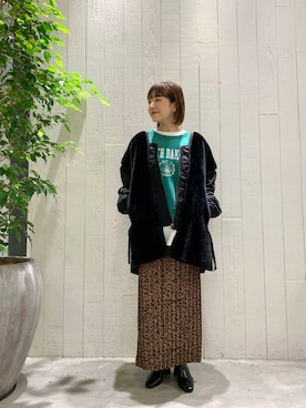 てらさんさん（レディース・157cm）の秋コーディネート