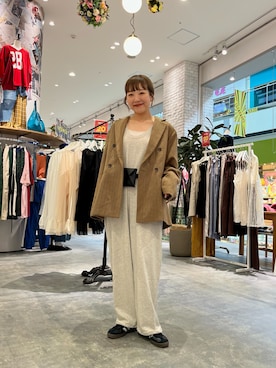 「アイテム（オールインワン・サロペット）」を使った、てらさんさん（レディース・158cm）の夏コーディネート