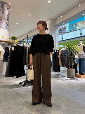 「CIAOPANIC TYPY（チャオパニックティピー）のアイテム（パンツ）」を使った、てらさんさん（レディース・158cm）の夏コーディネート