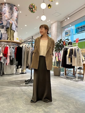 「アイテム（テーラードジャケット）」を使った、てらさんさん（レディース・158cm）の夏コーディネート
