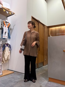 「CIAOPANIC TYPY（チャオパニックティピー）のアイテム（アクセサリー）」を使った、てらさんさん（レディース・158cm）の夏コーディネート