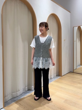 「CIAOPANIC TYPY（チャオパニックティピー）のアイテム（アクセサリー）」を使った、てらさんさん（レディース・158cm）の夏コーディネート