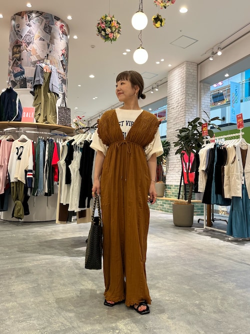 USAコットン切替プリントTee