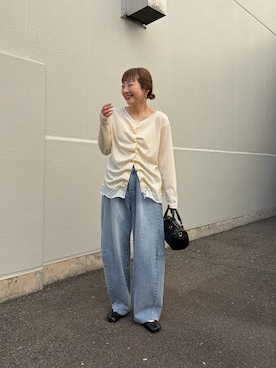 てらさんさん(レディース・158cm)の春コーディネート