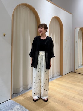 「CIAOPANIC TYPY（チャオパニックティピー）のアイテム（トップス）」を使った、てらさんさん（レディース・158cm）の夏コーディネート