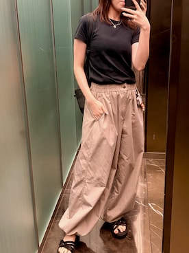 「ete（エテ）のアイテム」を使った、Machiさん（レディース・157cm）の夏コーディネート