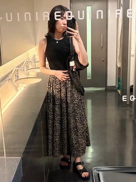 「ete（エテ）のアイテム」を使った、Machiさん（レディース・157cm）の夏コーディネート