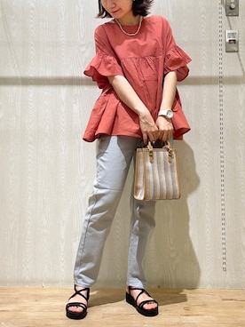 ゆなすんさん（レディース・158cm）の夏コーディネート