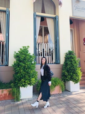 「ROCOCO（ロココ）のアイテム」を使った、NataLie Haさん（レディース・156cm）の冬コーディネート