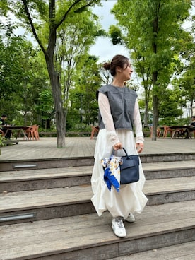 「DONOBAN（ドノバン）のアイテム」を使った、RRUmamaさん（レディース・156cm）の春コーディネート
