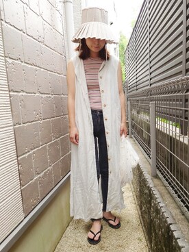 RRUmamaさん（レディース・157cm）の夏コーディネート