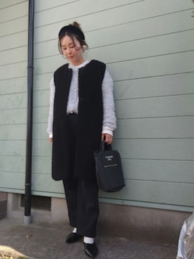 「Acne Studios（アクネストゥディオズ）のアイテム」を使った、RRUmamaさん（レディース・156cm）の冬コーディネート