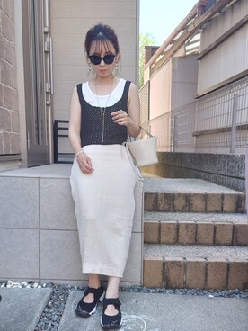 RRUmamaさん(レディース・157cm)の夏コーディネート