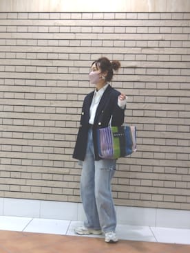 「ROPE' PICNIC（ロペピクニック）のアイテム」を使った、RRUmamaさん（レディース・156cm）の春コーディネート