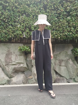 「CITRINE Chakra（シトリンチャクラ）のアイテム」を使った、RRUmamaさん（レディース・157cm）の夏コーディネート