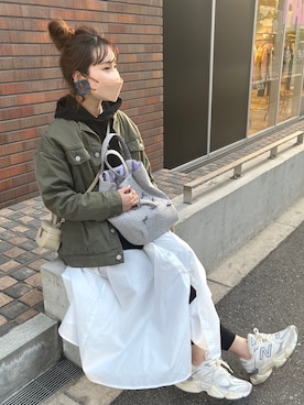 RRUmamaさん（レディース・156cm）の春コーディネート