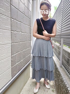 RRUmamaさん(レディース・157cm)の夏コーディネート