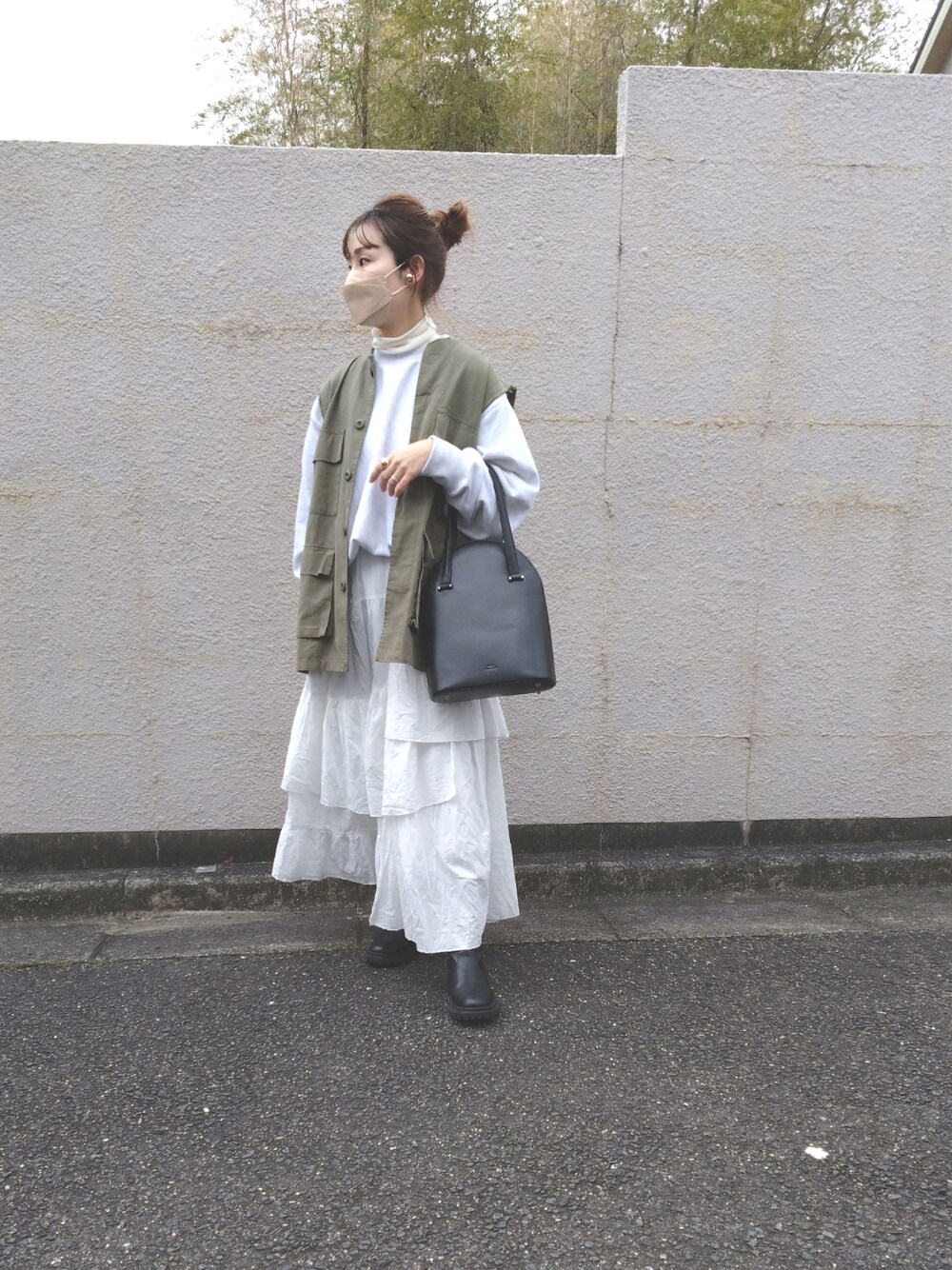SLOBE IENA ミリタリーベスト SLOBE IENA（スローブイエナ）の「ヴィンテージブロード