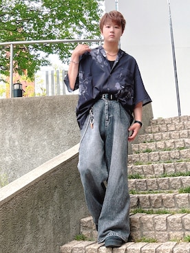 だぃすけさん（メンズ・170cm）の夏コーディネート