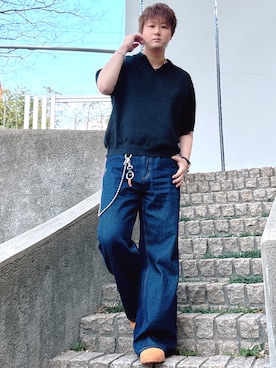 だぃすけさん（メンズ・170cm）の春コーディネート