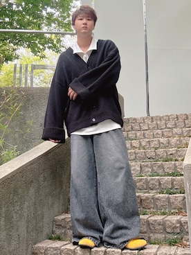 「アイテム（その他トップス）」を使った、だぃすけさん（メンズ・170cm）の秋コーディネート