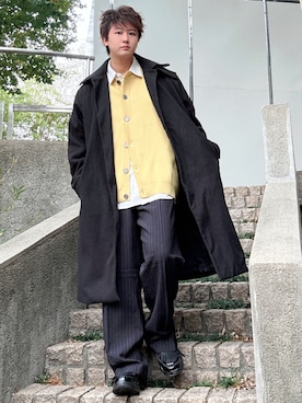 「tk.TAKEO KIKUCHI（ティーケータケオキクチ）のアイテム（シューズ）」を使った、だぃすけさん（メンズ・170cm）の秋コーディネート