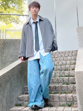 「RAGEBLUE（レイジブルー）のアイテム」を使った、だぃすけさん（メンズ・170cm）の秋コーディネート