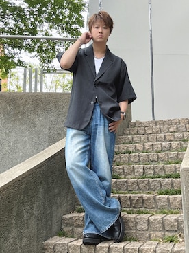 だぃすけさん（メンズ・170cm）の夏コーディネート