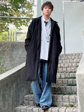 「RAGEBLUE（レイジブルー）のアイテム」を使った、だぃすけさん（メンズ・170cm）の秋コーディネート