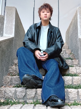 「tk.TAKEO KIKUCHI（ティーケータケオキクチ）のアイテム」を使った、だぃすけさん（メンズ・170cm）の冬コーディネート