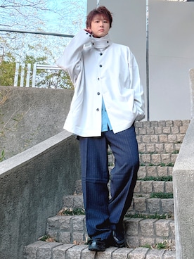 「アイテム（その他シューズ）」を使った、だぃすけさん（メンズ・170cm）の冬コーディネート