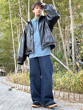 「秋服」｜「アイテム（その他アウター）」を使った、だぃすけさん（メンズ・170cm）の秋コーディネート