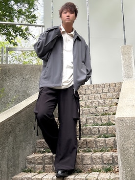 「アイテム（その他シューズ）」を使った、だぃすけさん（メンズ・170cm）の秋コーディネート