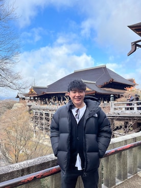 「BAYFLOW（ベイフロー）のアイテム（パンツ）」を使った、KEITAさん（メンズ・173cm）の冬コーディネート