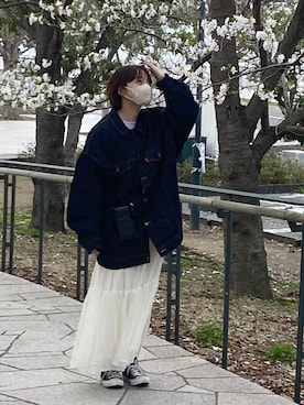 ひなさん（レディース・155cm）の春コーディネート