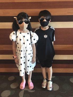 mihaさん（キッズ・125cm）の夏コーディネート