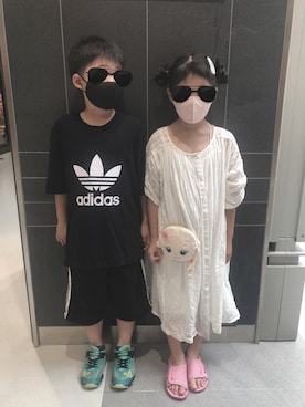 mihaさん（キッズ・125cm）の夏コーディネート