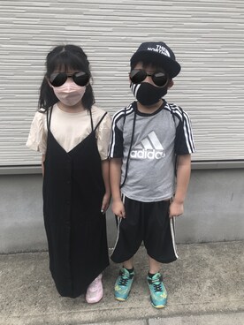 mihaさん（キッズ・125cm）の夏コーディネート