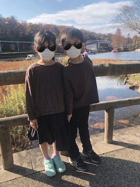 mihaさん（キッズ・120cm）の冬コーディネート