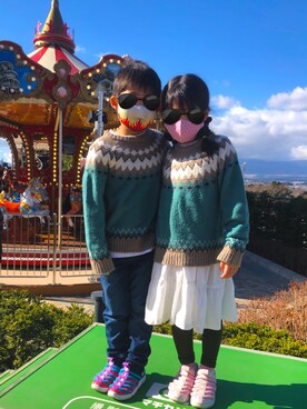 mihaさん（キッズ・120cm）の冬コーディネート