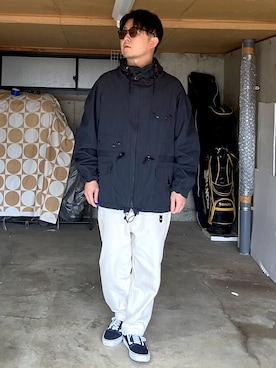 「orSlow（オアスロウ）のアイテム（ジャケット/アウター）」を使った、宇宙太（ウチュウタ）さん（メンズ・171cm）の冬コーディネート