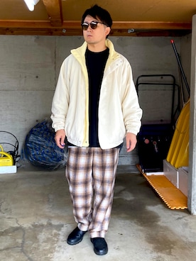 「CITEN（シテン）のアイテム（ジャケット/アウター）」を使った、宇宙太（ウチュウタ）さん（メンズ・171cm）の冬コーディネート