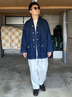 「Dulcamara（ドゥルカマラ）のアイテム」を使った、宇宙太（ウチュウタ）さん（メンズ・171cm）の春コーディネート