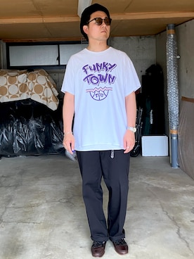 「RED KAP（レッドキャップ）のアイテム」を使った、宇宙太（ウチュウタ）さん（メンズ・171cm）の春コーディネート