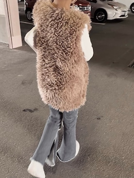 「AZUL by moussy（アズールバイマウジー）のアイテム（ジャケット/アウター）」を使った、aaaさん（レディース・155cm）の春コーディネート