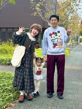 「アイテム（ワンピース/ドレス）」を使った、yukie.さん（レディース・155cm）の秋コーディネート