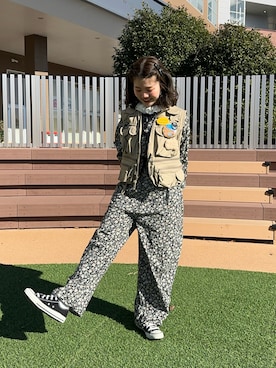 「Libra Cue（リブラ キュー）のアイテム」を使った、yukie.さん（レディース・155cm）の冬コーディネート