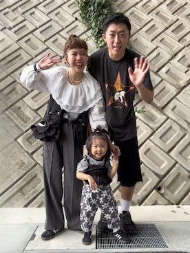 「アイテム（Tシャツ/カットソー）」を使った、yukie.さん（レディース・155cm）の秋コーディネート